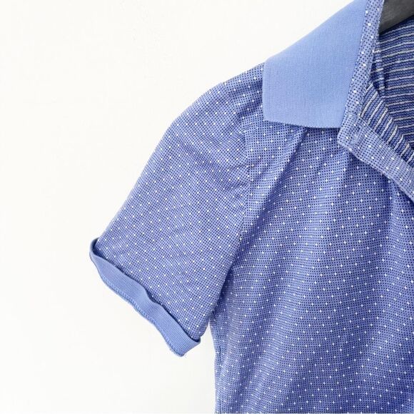 Bobby Jones Purple Dot Pattern Golf Polo Shirt - Picture 3 of 7